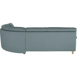 TRENDMANUFAKTUR Polsterecke TRENDMANUFAKTUR "Cecilia, italienisches Designsprache, modern und komfortabel, L-Form", grün (mint), B:280cm H:87cm T:240cm, Sofas, toller Sitzkomfort und bequeme Armlehnen