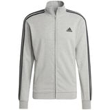 Adidas Herren Basic 3-Streifen French Terry Track Suit, Medium Grey Heather/Black, S