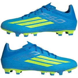 adidas F50 Club MG/FG Herren Lucid Ray Blue/Team Solar Yellow 2/Lucid Aquamarine 48