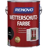 RENOVO Wetterschutzfarbe seidenglänzend, schwarz