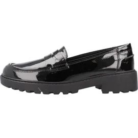 GEOX J Casey Girl C Moccasin, Black, 32 EU