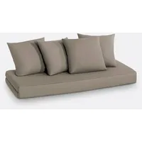 SO"HOME Matratze Und Kissen Für Schlafsofa Giada' taupe 80 x 190 cm