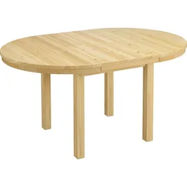 Erst-Holz Runder Tisch 103 x 74,5 x 103 cm beige