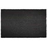 casa-pura KARAT Kokosmatte Eingangsmatte Fußabtreter Schwarz 24 mm 40 x 60 cm