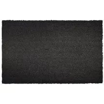 casa-pura KARAT Kokosmatte Eingangsmatte Fußabtreter Schwarz 24 mm 40 x 60 cm