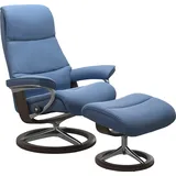 Stressless Stressless® »View«, (Set, Relaxsessel mit Hocker), mit Signature Base, Größe L,Gestell Wenge