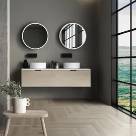 ML-Design Click Vinylboden, Fischgrät Eiche Hell Braun, Holzoptik, wasserfest, Belastungsklasse 34