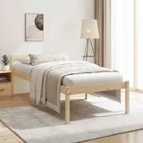 vidaXL Seniorenbett 90x200 cm Massivholz Kiefer