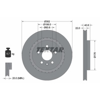 Textar Bremsscheibe PRO+