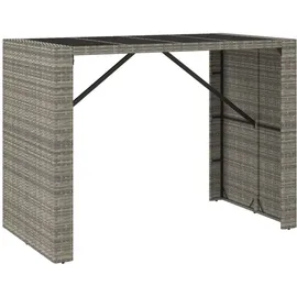 vidaXL Gartenbar-Set 7-tlg. Grau