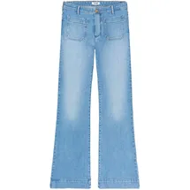 Wrangler Flare Jeans mit High Waist in Hellblau-W31 / L34