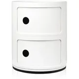 Kartell Componibili Recycled Beistelltisch Ø32 cm Weiß