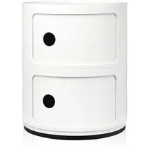 Kartell Componibili Recycled Beistelltisch Ø32 cm Weiß