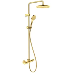 Duravit Shower System Duschsystem, Badarmaturen, gold poliert
