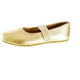 Bisgaard Ballet Geschlossene Ballerinas, Gold, 33 EU