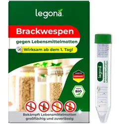 Brackwespen gegen Lebensmittelmotten auf Gewerbeflächen