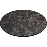 GGM Möbel Bistro HPL Tischplatte | Cappuccino-Marmor | Ø 60 cm | Gastro HPL Tischplatte