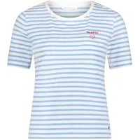 Betty & Co Basic Shirt Ringel Blau/Weiß XL