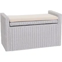 MCW Truhenbank Genua Weiß 88 x 40 x 48 cm