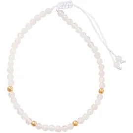 FIRETTI Fußketten Set "Schmuck Geschenk Körperschmuck Edelsteine", bunt (gelbgoldfarben, rosa, türkis, weiß, weiß, türkis, schwarz, rot, blau, rostorange, weiß, türkis, schwarz, rot, blau, rostorange), Fußketten, Damen, Baumwolle Messing, Baumwolle, Messing, mit 