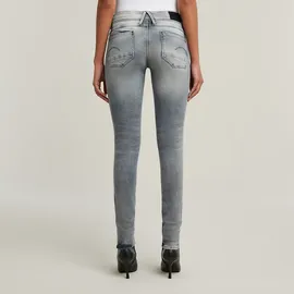 G-Star Lynn Mid Waist Skinny Jeans Faded Industrial Grey 30 30