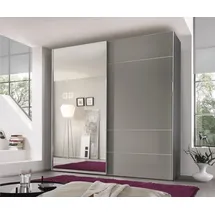 STAUD Schwebetürenschrank Sonate Lucca mit Spiegel 225 x 240 x 68 cm Grau
