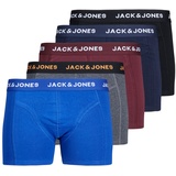 JACK & JONES Black Friday Boxershorts 5 Einheiten Black / Detail Navy Blazer / Port Royal / Dgm / Surf The Web M