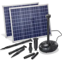 esotec Teichpumpe Wasserspiel Solar-Springbrunnen Kit 100/3400 Pro