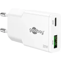 goobay Dual-Schnellladegerät Slim 75730