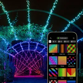 Twinkly LED Lichterkette 32 m Schwarz