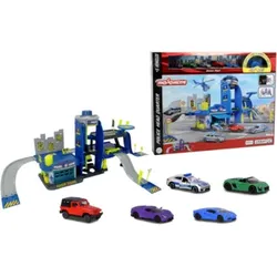 MAJORETTE 212050030 Creatix Police Playset + 5 vehicles