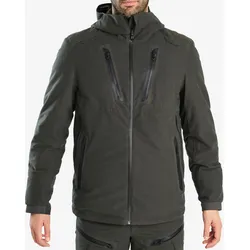 Jagd-Regenjacke 900 warm geräuscharm grün M