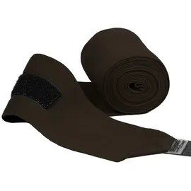 EQuest Acryl-Strickbandagen für Pferde 2 St Braun 2,5 m