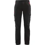 Blåkläder Damen Stretch "7144" Industrie - D19 - schwarz/rot
