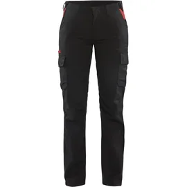 Blåkläder Damen Stretch "7144" Industrie - D19 - schwarz/rot