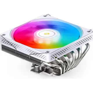 Jonsbo HP600 CPU-Kühler, 120 mm - weiss, A-RGB (66 mm), CPU Kühler, Weiss