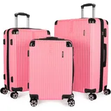 Brubaker London 4-Rollen M / 56 cm / 78 l rosa