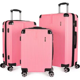 Brubaker London 4-Rollen M / 56 cm / 78 l rosa