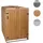 MCW XL 1er-/2er-Mülltonnenverkleidung MCW-H74, Mülltonnenbox, erweiterbar 126x80x98cm Holz MVG ~