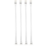 Light Solutions Light Solutions, Zubehör Beleuchtung, Kabel für Philips Hue Gradient LightStrip - 15cm - White - 4 pcs