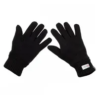 Max Fuchs MFH - Max Fuchs Strickhandschuhe mit Fleecefutter schwarz, Größe M/8