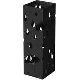 Songmics Rainold Schirmständer 15,5 x 15,5 x 49 cm schwarz