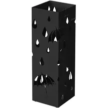 Songmics Rainold Schirmständer 15,5 x 15,5 x 49 cm schwarz