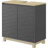 Vicco Waschbeckenunterschrank Livia, 60 x 60 cm mit 2 Türen