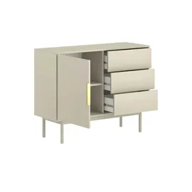 wipmeb Sideboard - beige ¦ Maße cm B: 104 H: 82 T: 39.0