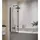 Badplaats Badewanne Austin Schwarz 5mm mit Nanobeschichtung 120 x 140cm Du