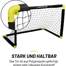 Dunlop Fußballtor Gelb/Schwarz 90 x 59 x 61 cm