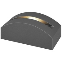LUCANDE LED-Außenleuchte Marka, Aluminium dunkelgrau