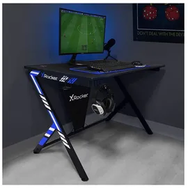 X Rocker Ocelot Gaming-Tisch Aluminium Carbon schwarz