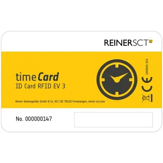 Reiner SCT timeCard RFID MIFARE DESFire EV3 Premium Chipkarten